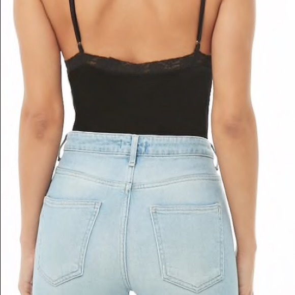 Velvet lace bodysuit - Picture 3 of 4